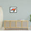 «Bold Orange Nautical Turtle» par Sebastian Grafmann - cadre flottant, impression sur toile-722353495-722353494