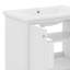 Meuble-lavabo 30 po avec lavabo en céramique, armoire multifonctionnelle avec portes et tiroir-472890868