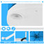 Panier à linge à manivelle, machine à laver à déplacement manuel 2 en 1 avec base à ventouse, mini laveuse, dortoir, capacité de 2 kg (bleu)
