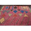 Tapis géométrique marocain noué à la main 9 x 13