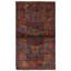 Tapis bleu foncé Rare War 3 pi 7 po x 6 pi 3 po