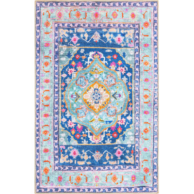 Utin Chenille Oriental Indoor Rug