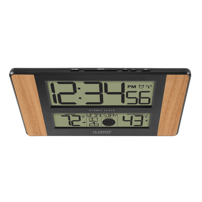 Jorgenson Atomic Digital Clock, Oak