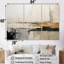 «Abstract Black Beige Road Collage», ensemble d'art sur toile-107745441-107745444