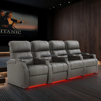 Fauteuil inclinable électrique pour fauteuil de jeu en cuir fleur avec plateau de jeu et porte-gobelet USB