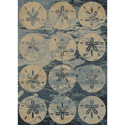 Tapis bleu Alleyna