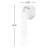 Flora 1 Light Wall Sconce