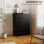 HOMCOM Chest of Drawers 5-Drawer Organiser 80 x 39 x 115 cm Black