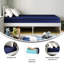 Matelas en mousse viscoélastique résistante aux liquides avec housse amovible avec fermeture à glissière-888782644
