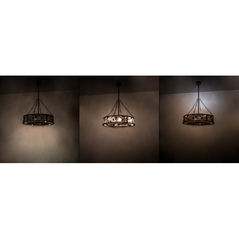 Whispering Pines Downrod Ceiling Fan