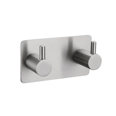 Adhesive Double Wall Mounted Robe Hook
