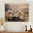 Peonies In The Rocky Valley I - Peonies Wood Wall Art - On Natural Pine Wood-641131193