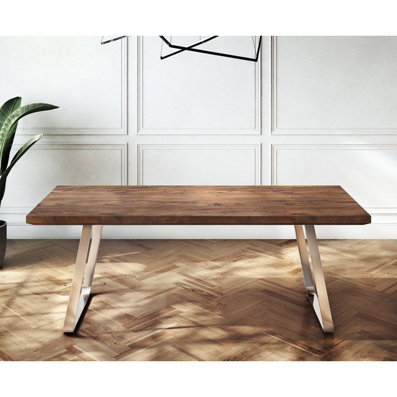 Table de salle à manger noyer Richason, H 30 po x L 72 po x l 38 po