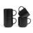 Over&Back Stackable Semi-Matte Hand-Finished Stoneware Mugs, Set of 4-99312905