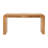 Riviera Modern Ash Veneer Console Table With 2 Drawers And Industrial Metal Handles-119666848