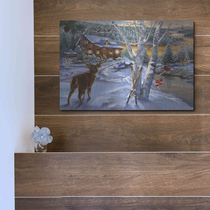 " Buck River " by Bigelow Illustrations, 12" H x 16" W x 0.13" D