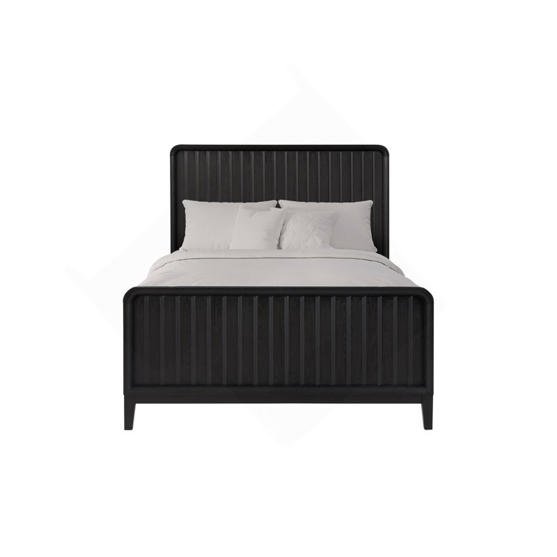 Lit Premium - poivre, Noir, Lit double
