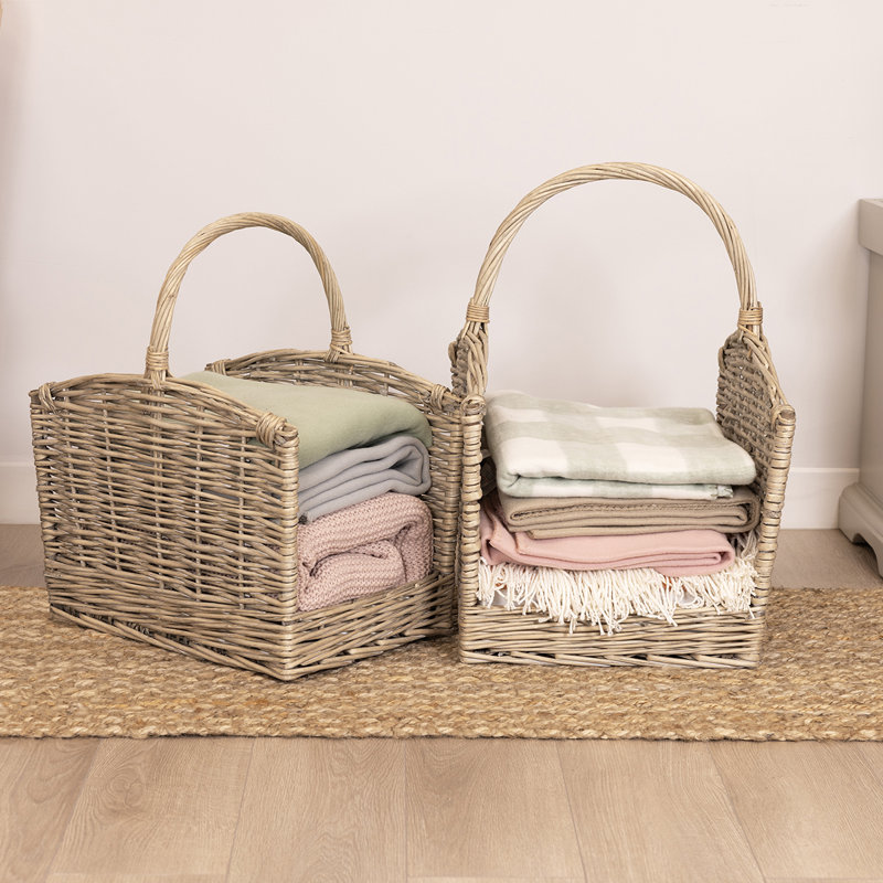 Wicker Log Carrier