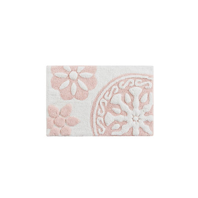 Tapis de bain en coton touffeté Medallion