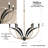 6 LIGHT CHANDELIER