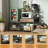 Mini Fridge Stand With Storage, Mini Refrigerator Stand With Power Outlet, Wine Fridge Table With Movable Storage Basket, Heavy Duty Beverage Refrigerator Table For Dorm Home Use (black)-114234351