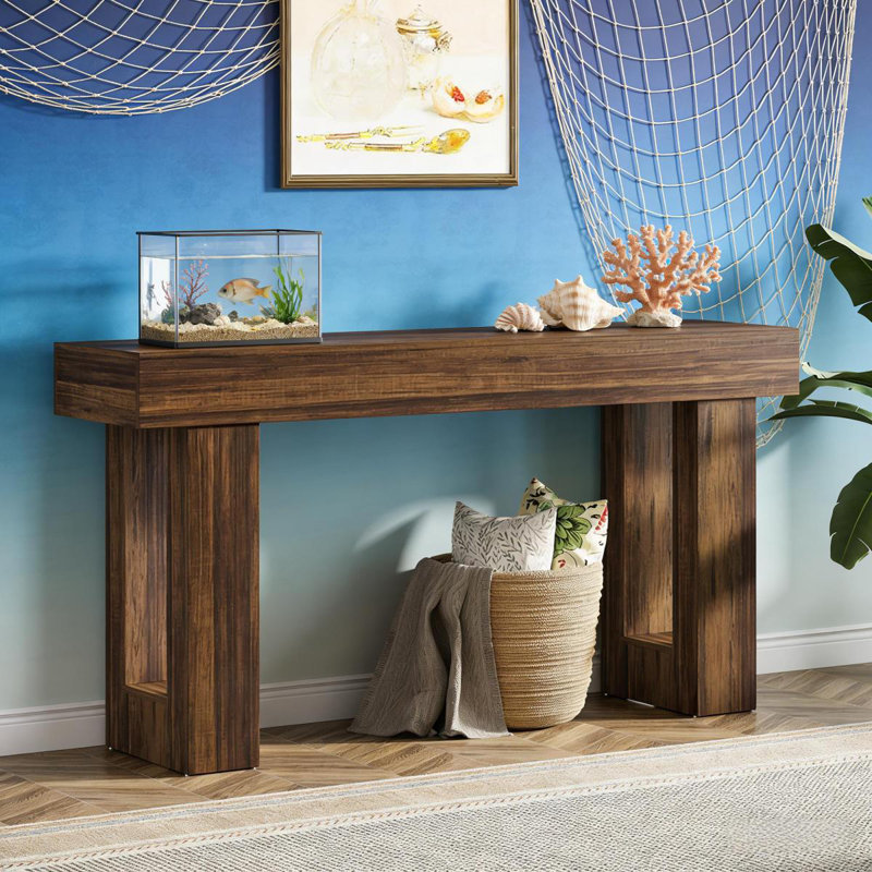 Pupitre d'entrée en bois, console Countrystyle, console