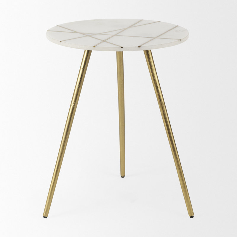 Table de bout à 3 pieds, H 23 po x L 18 po x l 18 po