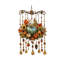 Décorations d'Halloween : carillons éoliens sur le thème de l'Action de grâce, attrape-soleil en acrylique, adaptés aux fenêtres et aux jardins, décorations extérieures sur les thèmes de l'automne, de l'Action de grâce et d'Halloween.-106160951