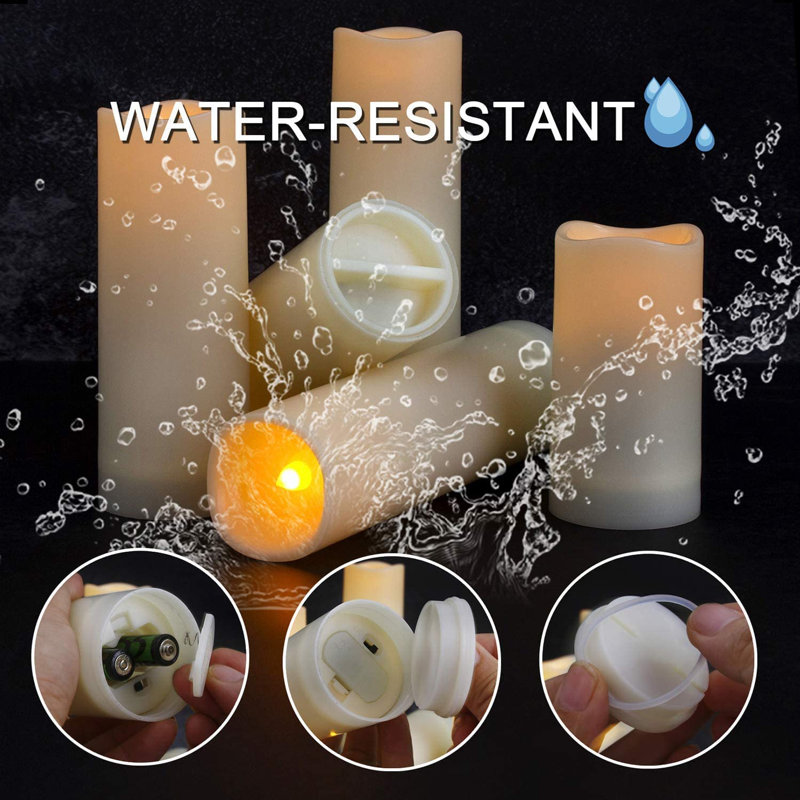 Bougies sans flamme à piles