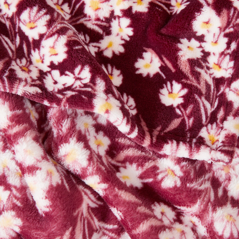 Jessica Simpson Plush Throw Blanket, Pink