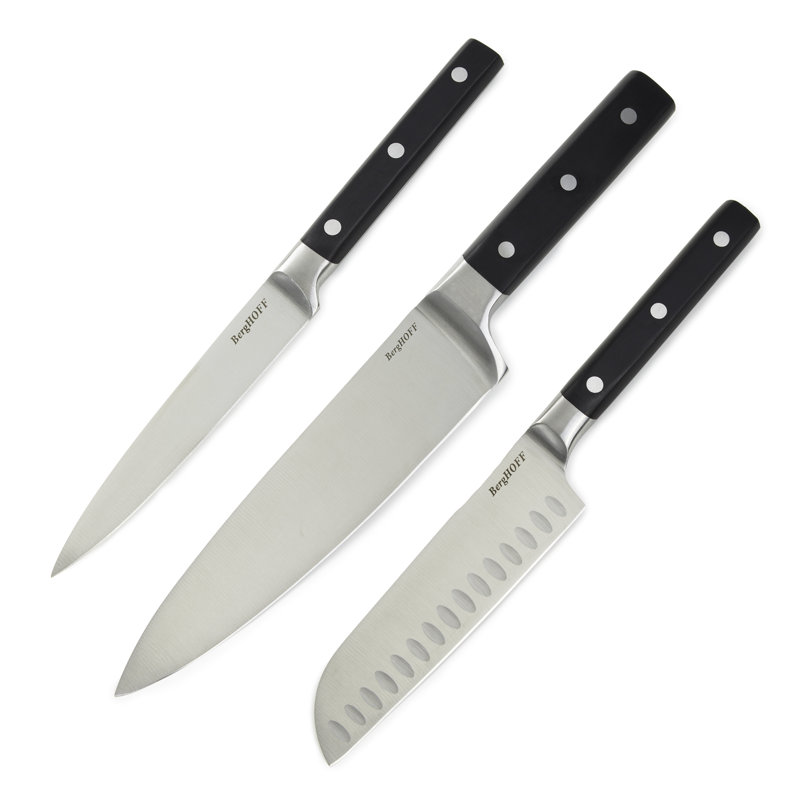 BergHOFF DiNA Gene 3pc Stainless Steel Knife Set