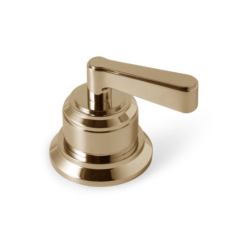 Manhattan Single Hole Horizontal Bidet Faucet, Light Gold