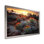 «Succulent Desert Cactus Field Burning Sunset III» - Art mural succulent