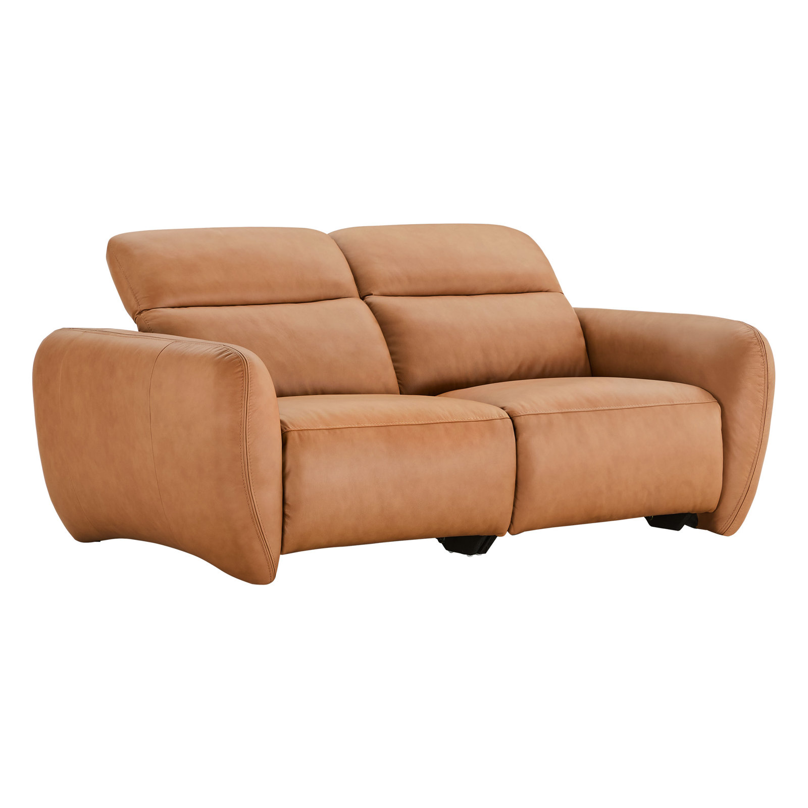 Astro 79" Genuine Leather Modular Loveseat