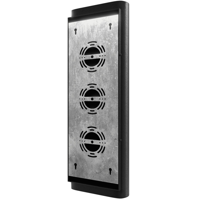 Avenue Outdoor Black Wall Sconce, 23" H x 8" W x 3" D