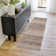 Migliore Osian Modern Striped Ombre Soft High-Low Beige Cream Gold Area Rug