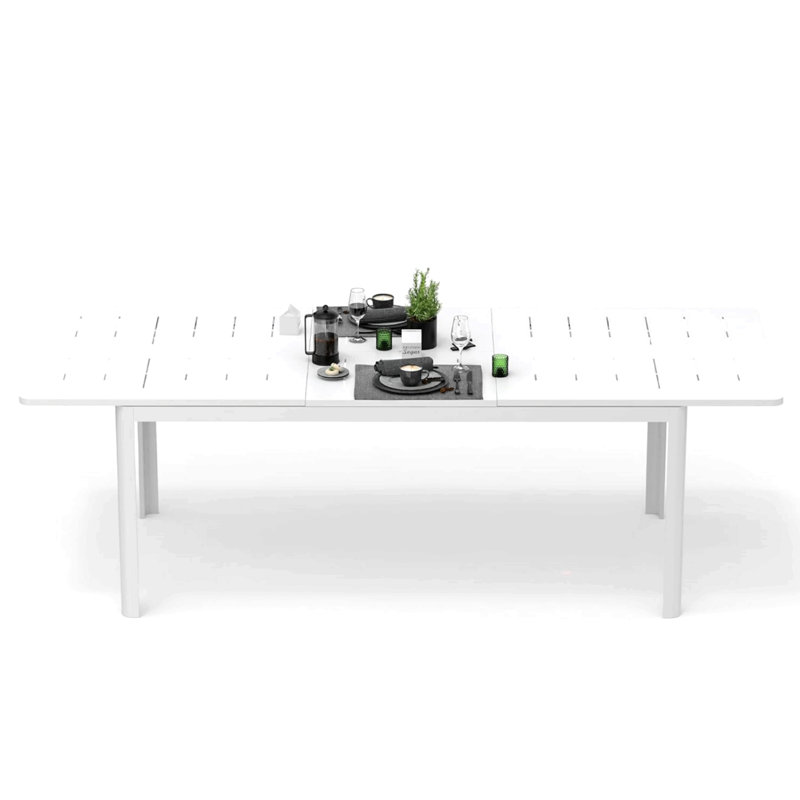 Table de salle à manger Malakeh, Blanc