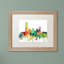 "Oklahoma City Oklahoma Skyline SP" par Marlene Watson, impression sur toile encadrée-19537852-19537853-57048332