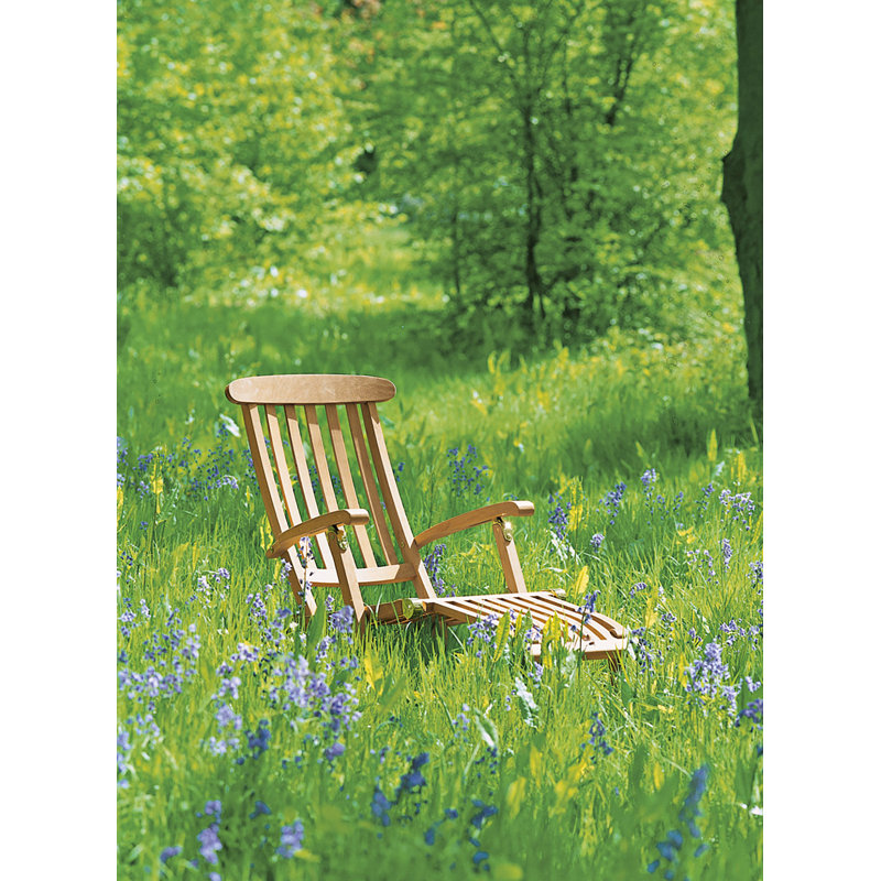 Commodore Outdoor Teak Lounge Chair