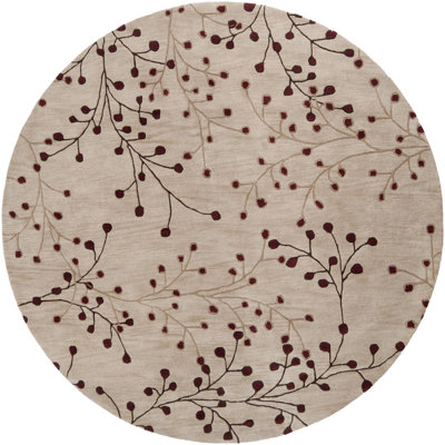 Elsberry Hand Tufted Wool Floral Indoor Rug