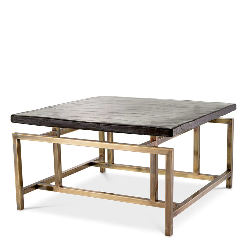 Schlumberg Glass Top Single Coffee Table