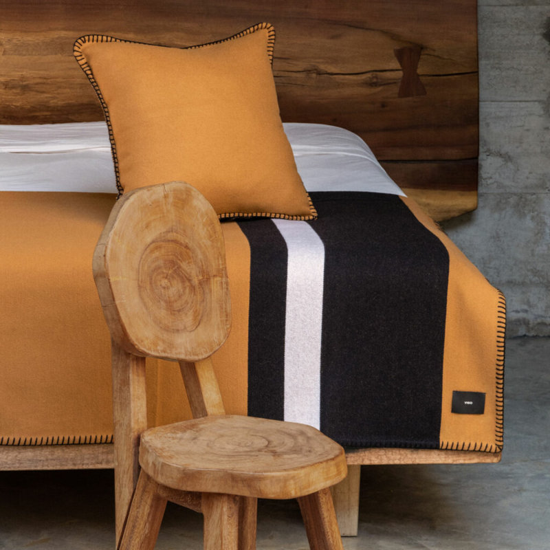 Hand Woven Throw Blanket, 51.1811" W x 94.4882" L