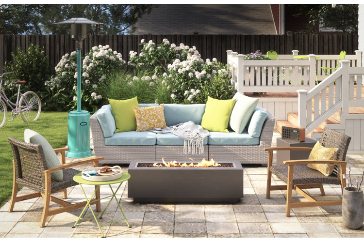 outdoor patio with beautiful outdoor furniture