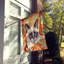 Chat en feuilles d'automne-112700534