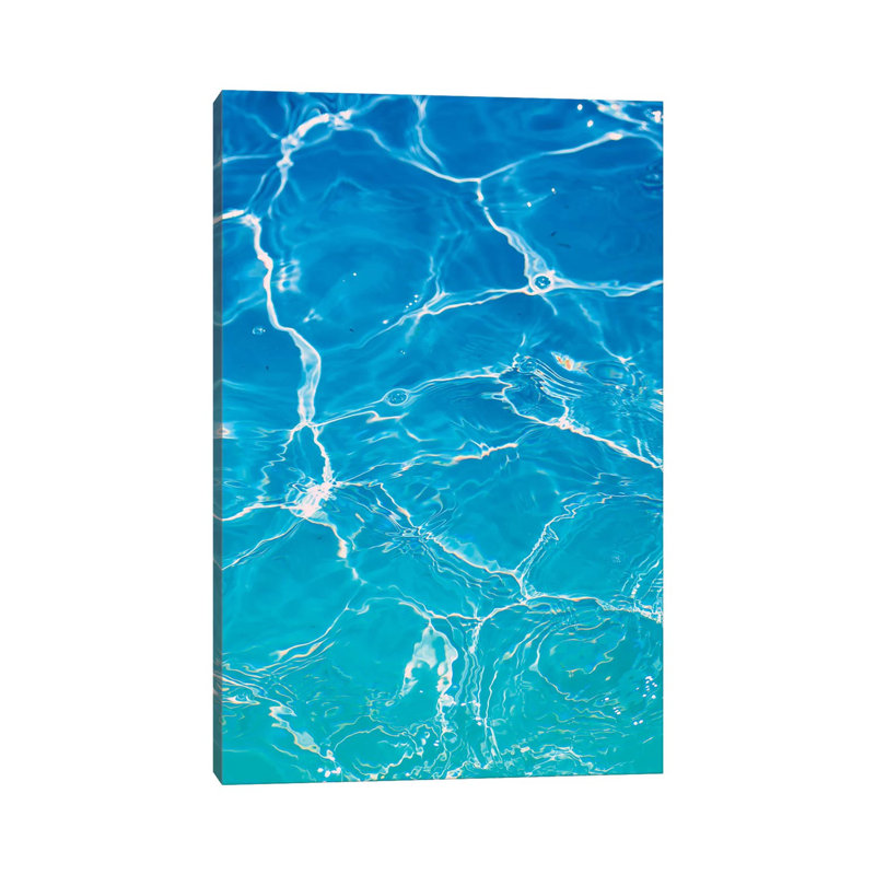 Sapphire Dream by Nathan Head - Print on Canvas, 66.04cm H x 45.72cm W x 3.81cm D, White Framed