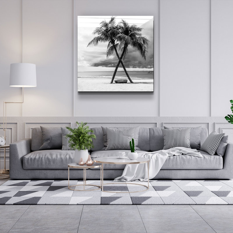 Superbe peinture décorative en verre trempé de 31,5 po x 31,5 po | 100% verre trempé, épaisseur: 0,16 pouce | Imprimé UV pour des couleurs éclatantes et une durabilité | Décoration murale parfaite pour le salon, la chambre à coucher ou le bureau, design élégant et moderne