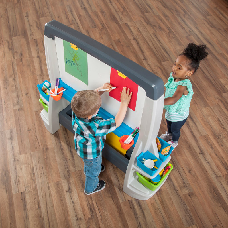 Step2 Jumbo Double-Sided Plastic Toddler Art Easel