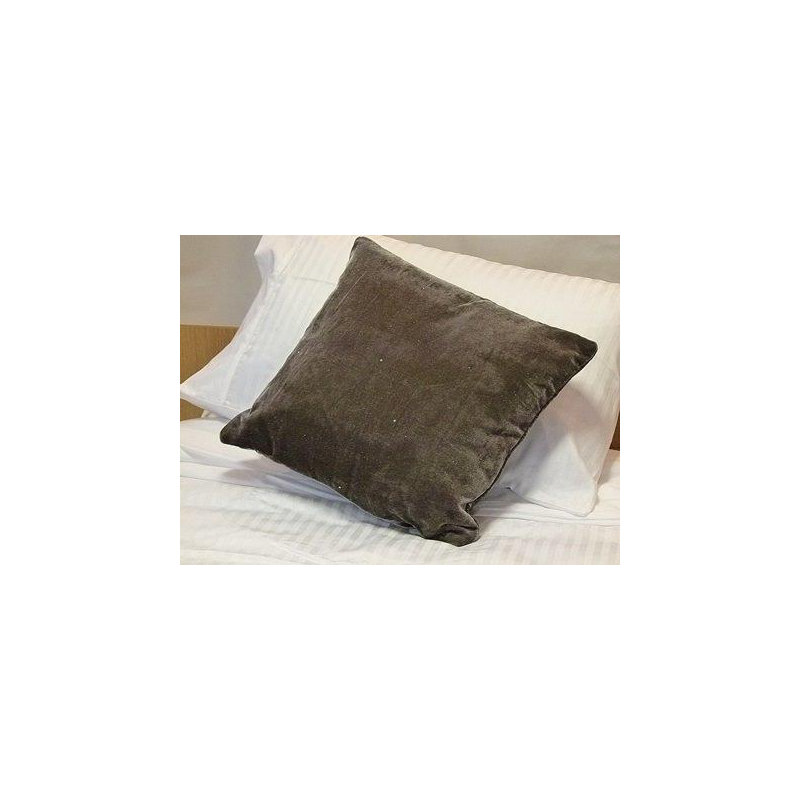 Square Throw Pillow Cover, Silver