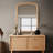 Lucena Wood Arched Rectangle Wall Mirror-1193100353-1193100355