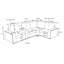 Canapé modulaire 5 pièces Mele-1426509273